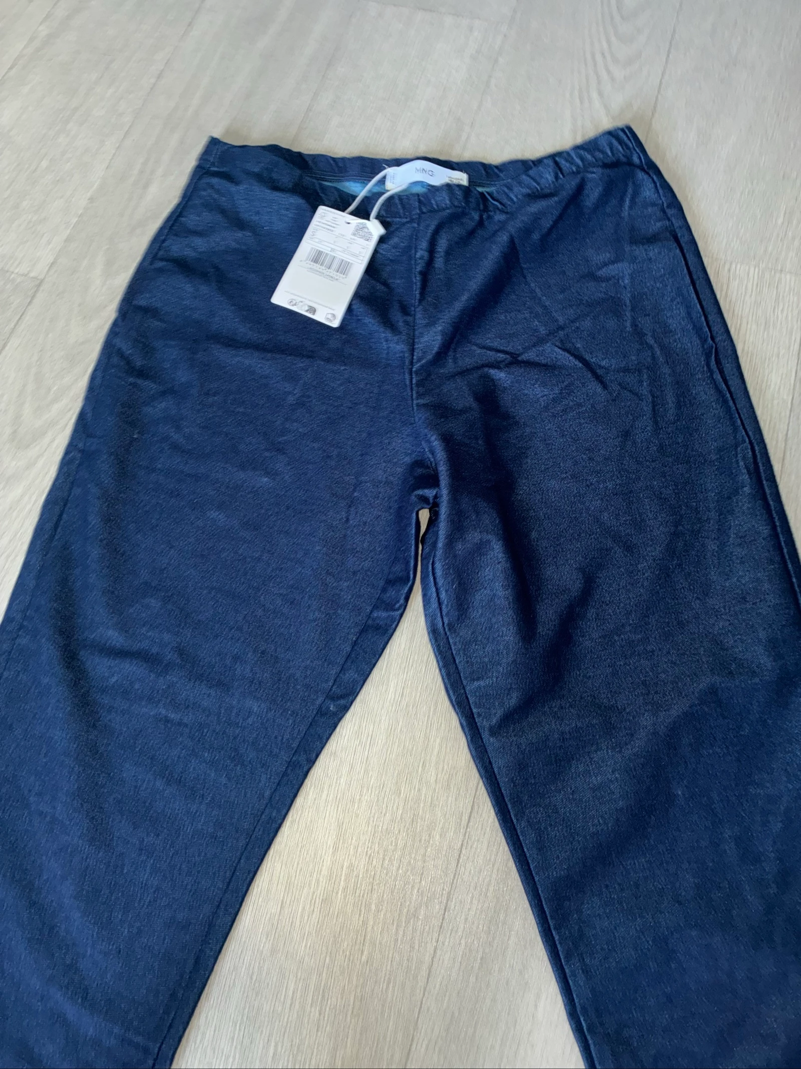 Legging Capri azul-marinha com fenda P – photo 3